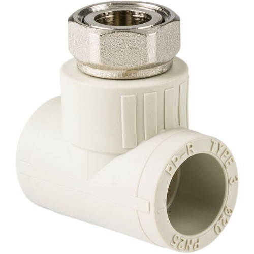 Тройник PP-R с накидной гайкой Дн 20-1/2" Pro Aqua в Тюмени