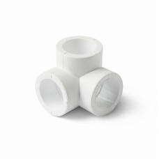 Угольник PP-R тройной серый Дн 40 Wavin Ekoplastik