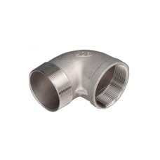 Отвод нержавеющий резьбовой НР-ВР Ру 16 AISI 304 50 мм 2"