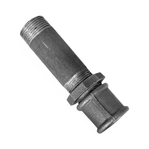 Сгон в сборе с чугунной муфтой и контргайкой Ду 15 (1/2") в Тюмени