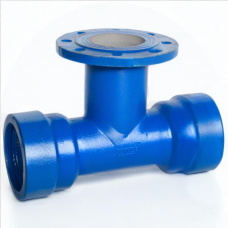 Тройник раструб-фланец ТРФ ВЧШГ с ЦПП Ду 600-300