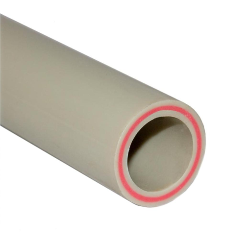 Труба полипропиленовая PP-R напорная серая армированная посередине Ру 20 SDR 6 Pro Aqua Duo 20х3,4 мм 4 м в Тюмени