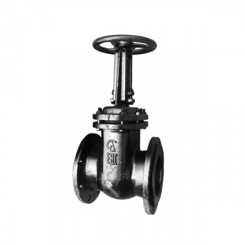 Задвижка клиновая чугунная фланцевая с выдвижныи шпинделем Ру 10 30ч6бр 125 мм