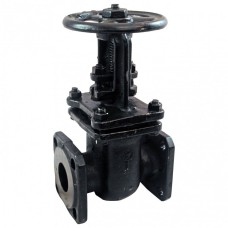 Задвижка клиновая чугунная фланцевая с выдвижныи шпинделем Ру 16 30ч6бр ЛМЗ 125х255 мм