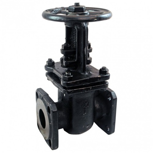 Задвижка клиновая чугунная фланцевая с выдвижныи шпинделем Ру 16 30ч6бр ЛМЗ 125х255 мм