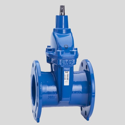 Задвижка клиновая чугунная фланцевая с невыдвижным штоком с обрезиненным клином под электропривод с невыдвижным штоком Ру 16 VOC4241CM Tecofi 350 мм