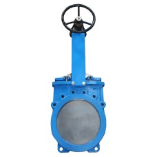 Задвижка шиберная двусторонняя с невыдвижным штоком Ду-600 Ру-10 с редуктором под электропривод ISO2 F14 (Т<110°С) Benarmo