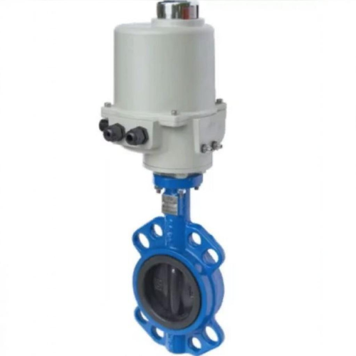 Затвор с чугунным диском и электроприводом межфланцевый 1,6 МПа EPDM ЗПФ GG25 ЛАЗ 80х45 мм в Тюмени