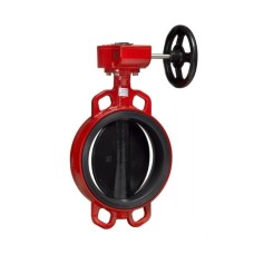 Затвор с чугунным диском и редуктором межфланцевый 1,6 МПа EPDM ЗПВС GG25 АДЛ 100 мм