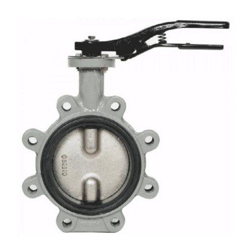 Затвор ручной с чугунным диском и рукояткой межфланцевый 1,6 МПа EPDM R59FL Giacomini 200 мм в Тюмени