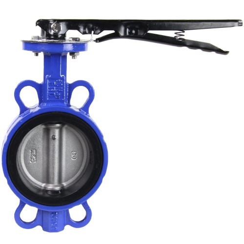 Затвор ручной с нержавеющий диском и рукояткой межфланцевый 1,6 МПа EPDM VPI4449 GGG50 Tecofi 250х67,5 мм в Тюмени